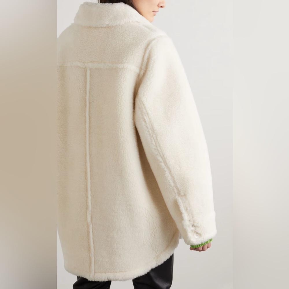 New STAND STUDIO Veron Jacket In Ivory Wool Size 32 - Picture 4 of 16